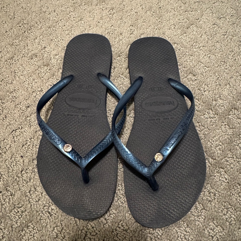 Havaianas Navy Flip Flop Sandals